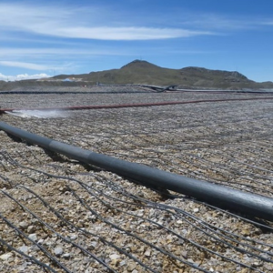 Historic silver mining operations at the Texas Silver Project